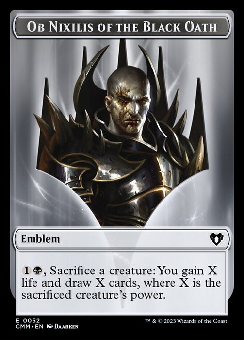 Ob Nixilis of the Black Oath Emblem (Foil)