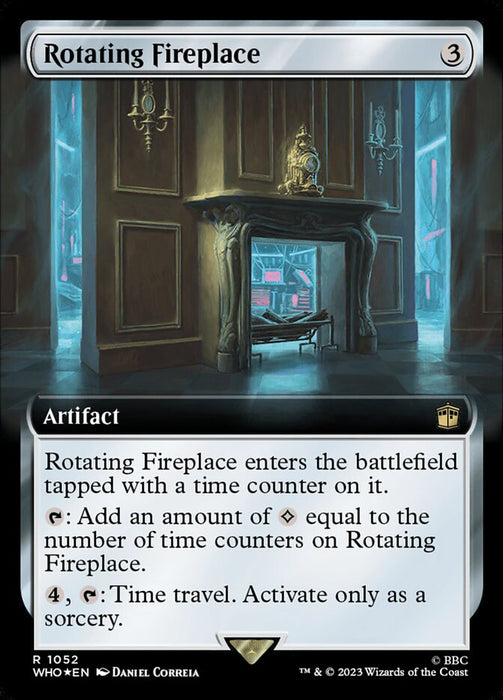 Rotating Fireplace - Extended Art (Foil)