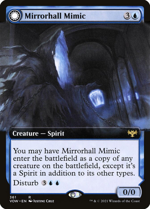 Mirrorhall Mimic // Ghastly Mimicry  - Extended Art - Sunmoondfc (Foil)