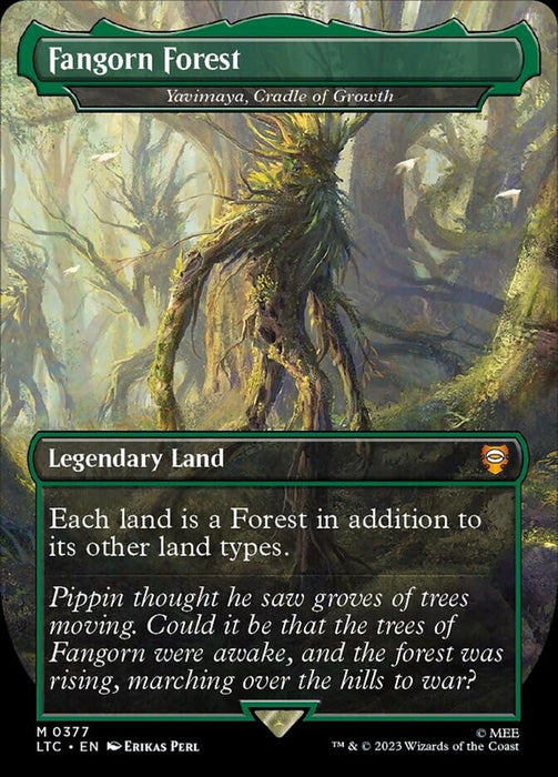 Fangorn Forest - Yavimaya, Cradle of Growth - Borderless - Legendary