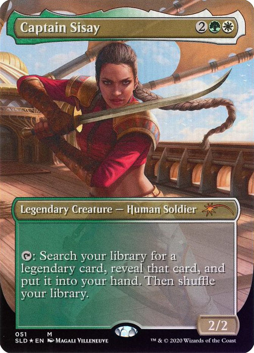 Captain Sisay - Borderless  - Legendary (Foil)