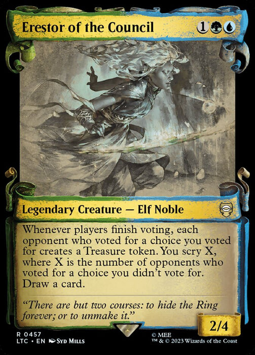 Erestor of the Council - Showcase- Legendary (Foil)