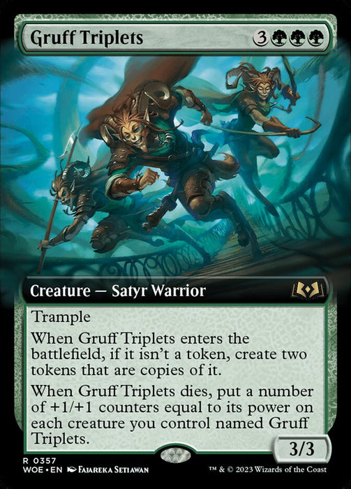 Gruff Triplets - Extended Art (Foil)