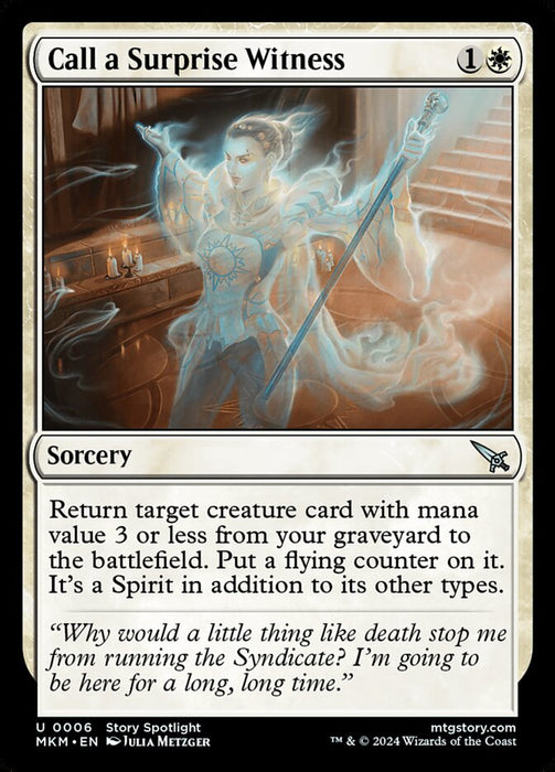 Call a Surprise Witness (Foil)