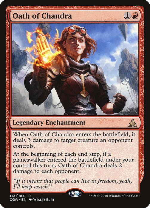 Oath of Chandra  (Foil)