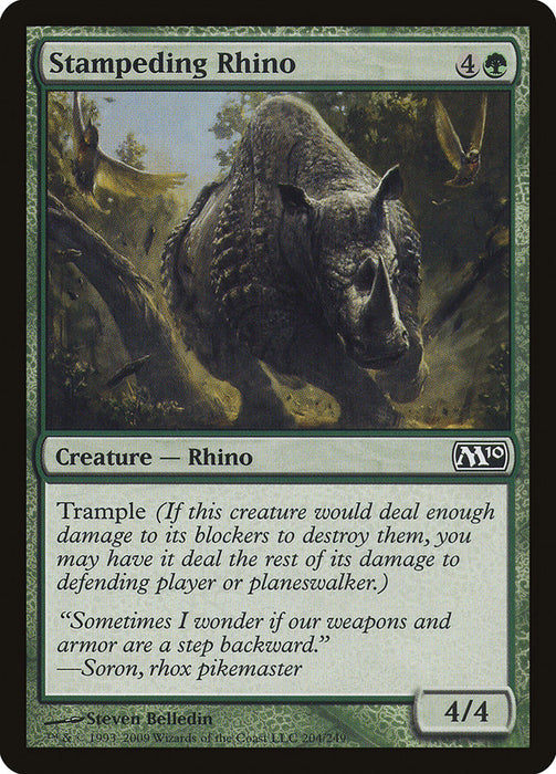 Stampeding Rhino  (Foil)