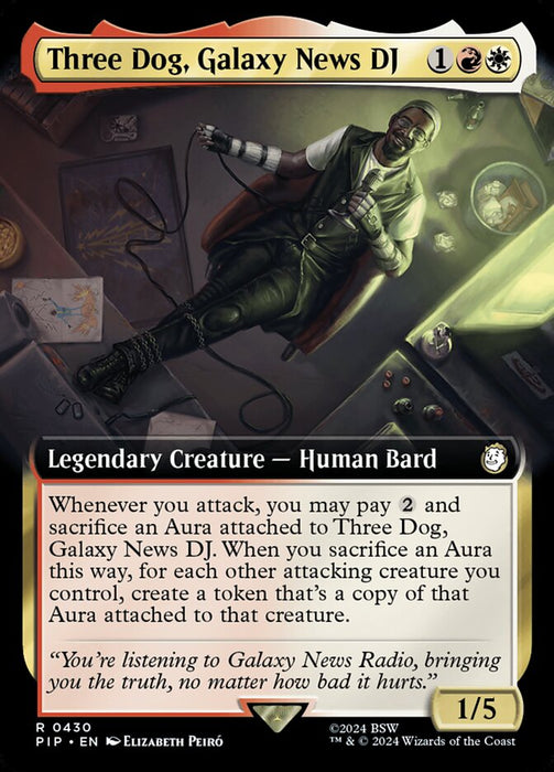 Three Dog, Galaxy News DJ - Legendary- Extended Art (Foil)