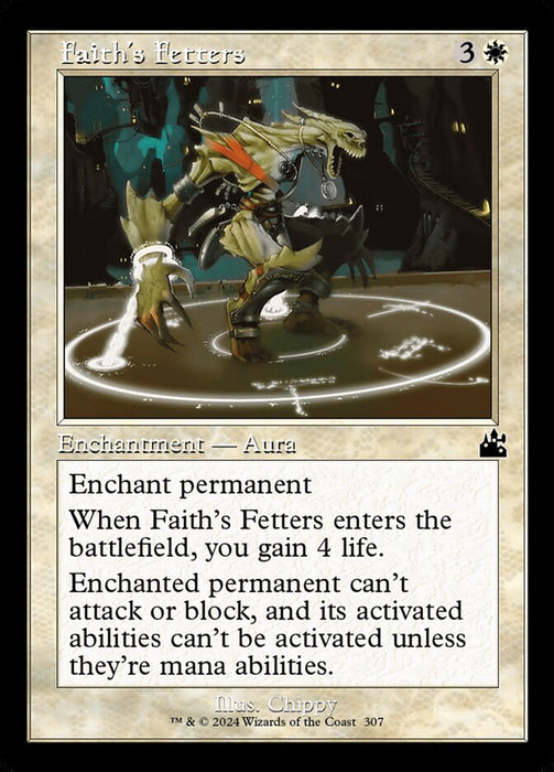 Faith's Fetters - Retro Frame (Foil)