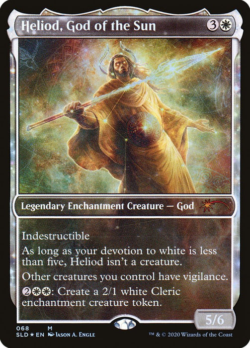 Heliod, God of the Sun - Full Art - Nyxtouched- Legendary- Showcase- Inverted (Foil)