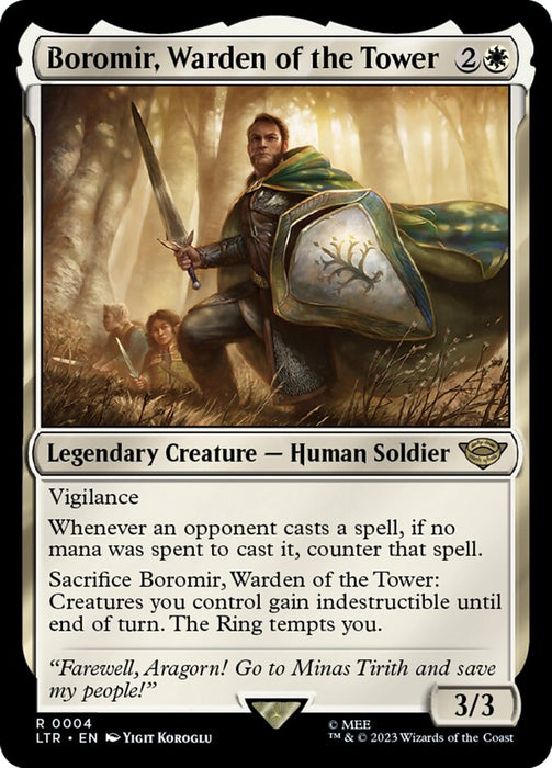 Boromir, Warden of the Tower - Legendary (Foil)