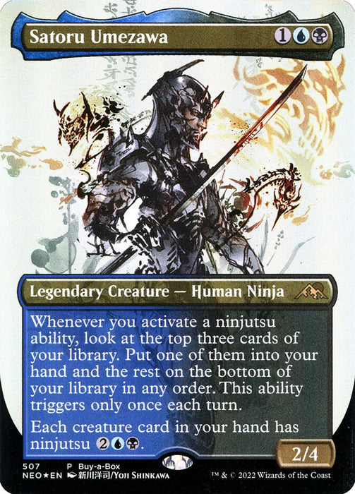 Satoru Umezawa - Borderless - Legendary- Extended Art (Foil)