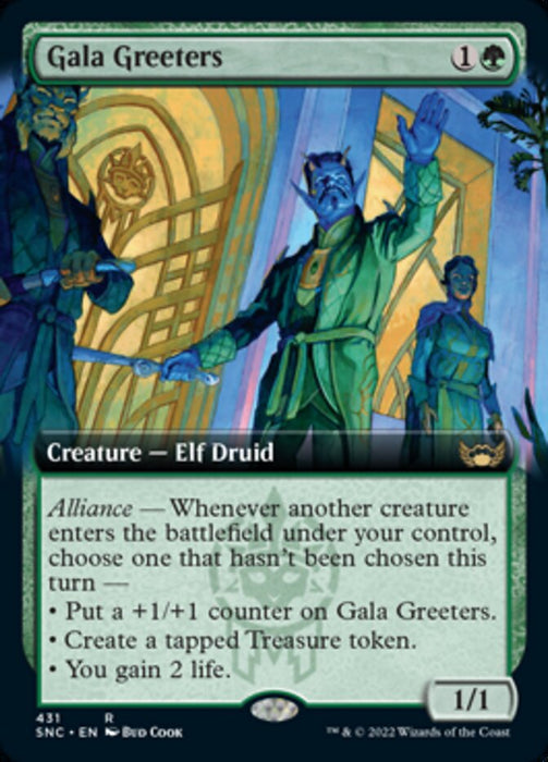Gala Greeters  - Extended Art (Foil)