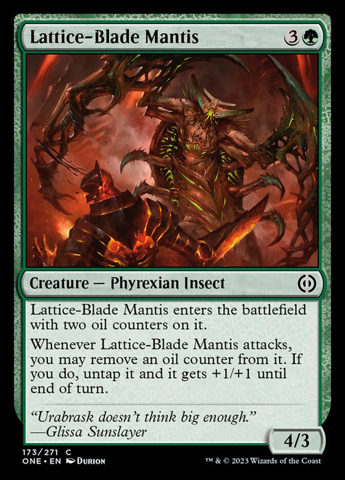 Lattice-Blade Mantis (Foil)