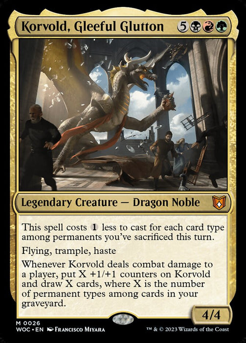 Korvold, Gleeful Glutton - Legendary