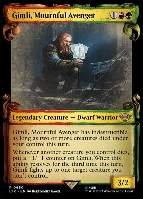 Gimli, Mournful Avenger - Showcase- Legendary