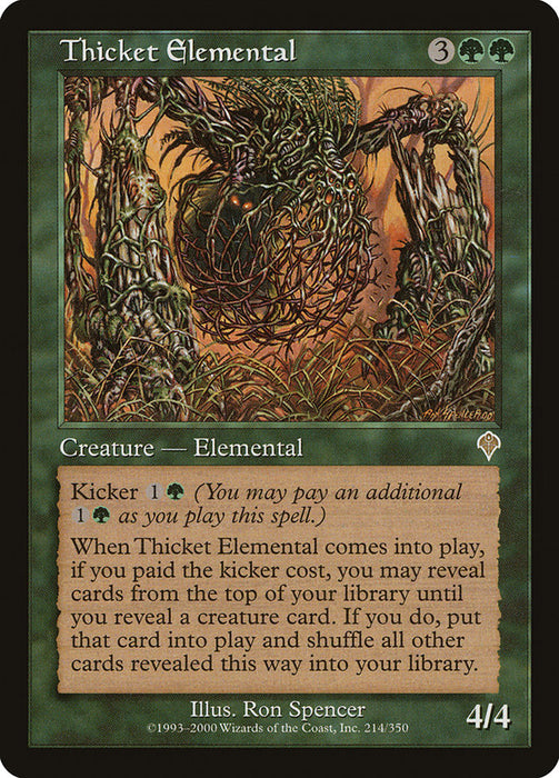 Thicket Elemental  (Foil)