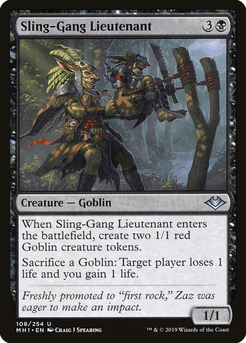 Sling-Gang Lieutenant  (Foil)