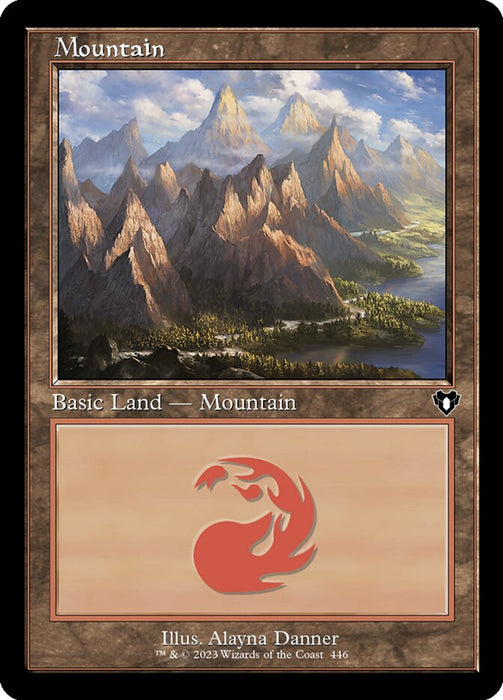 Mountain - Retro Frame