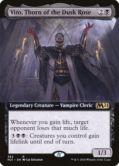 Vito, Thorn of the Dusk Rose  - Legendary - Extended Art