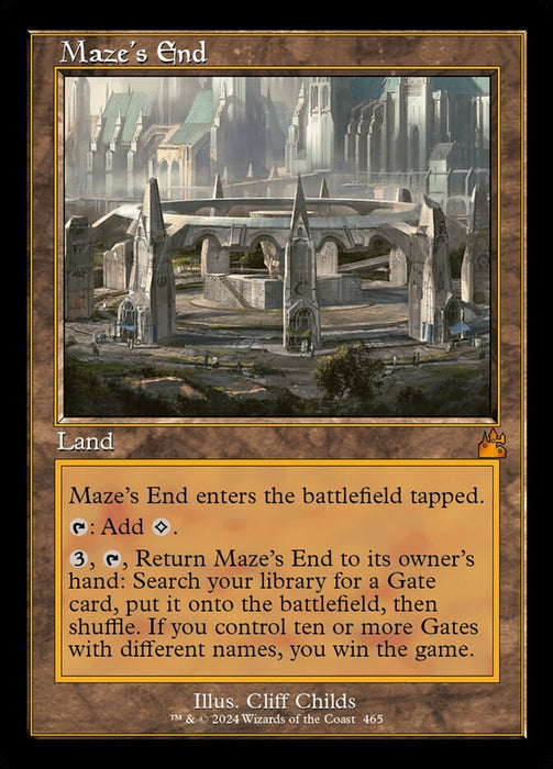 Maze's End - Retro Frame (Foil)