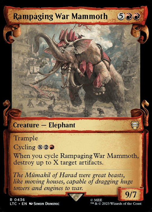 Rampaging War Mammoth - Showcase (Foil)