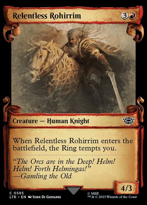 Relentless Rohirrim - Showcase (Foil)