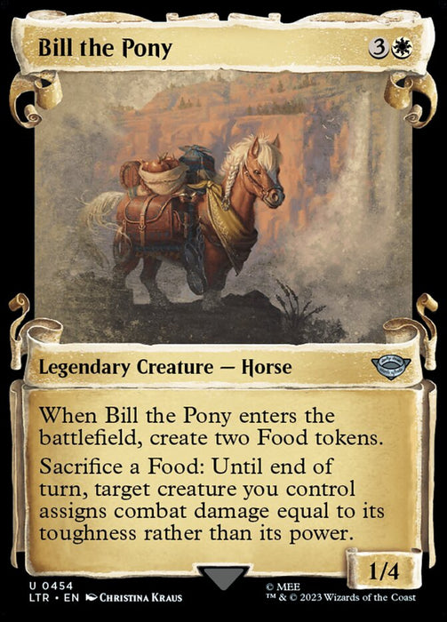 Bill the Pony - Showcase- Legendary (Foil)