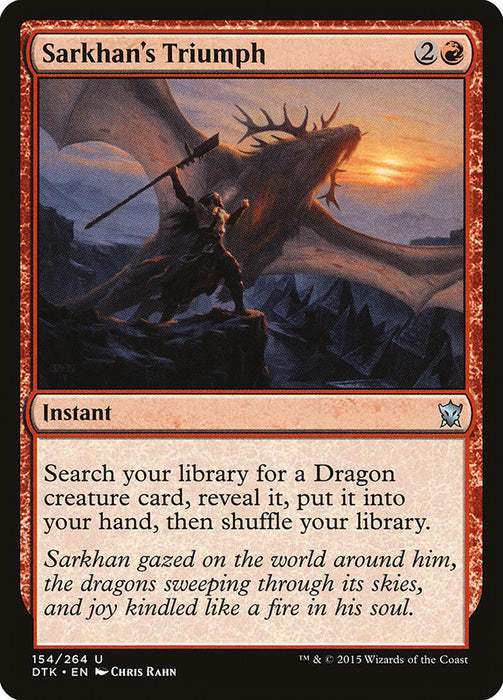 Sarkhan's Triumph  (Foil)