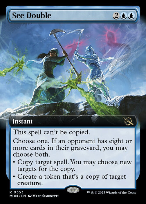 See Double - Extended Art- Extended Art