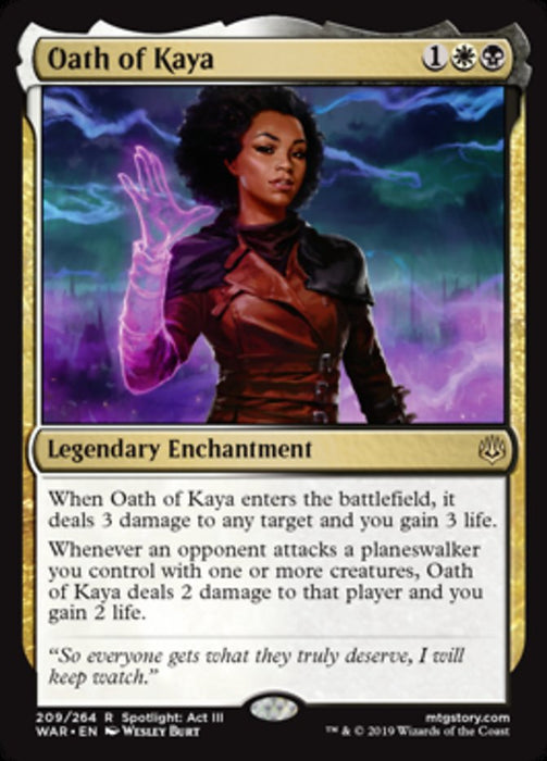 Oath of Kaya - Legendary