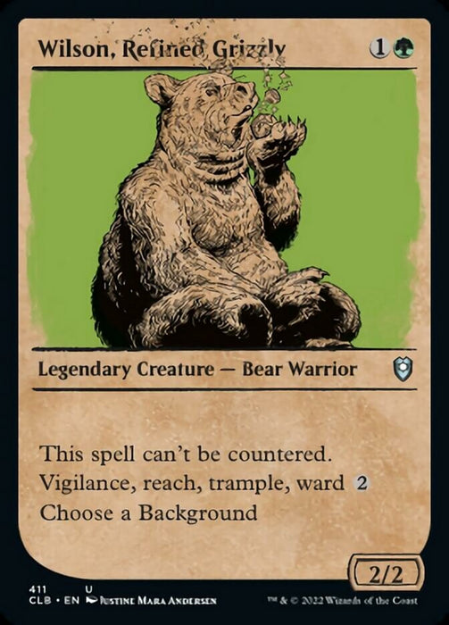 Wilson, Refined Grizzly  - Showcase - Legendary (Foil)