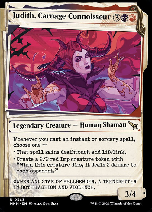 Judith, Carnage Connoisseur - Showcase- Legendary