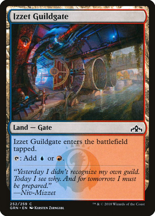 Izzet Guildgate  (Foil)