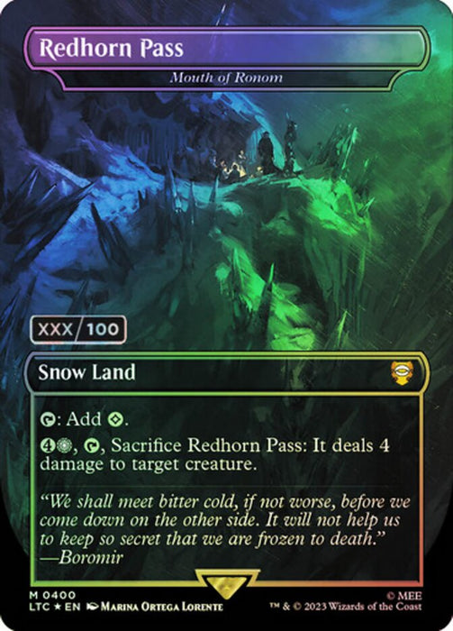 Redhorn Pass - Mouth of Ronom - Borderless - Inverted (Foil)