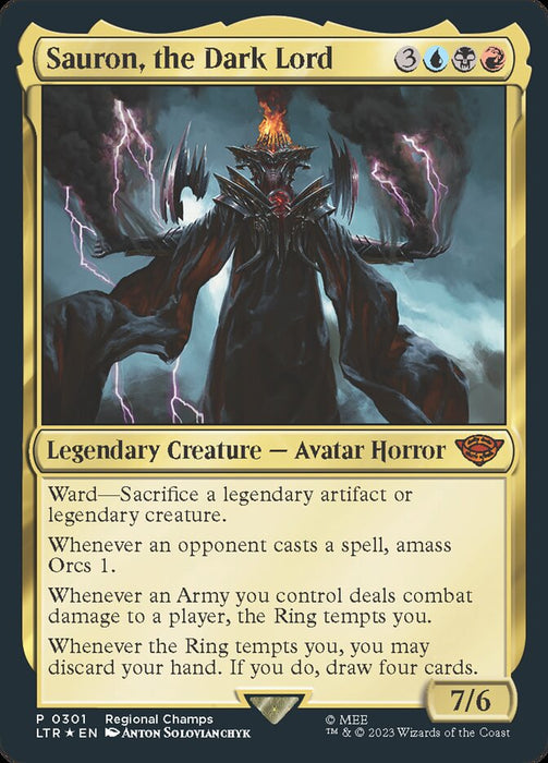 Sauron, the Dark Lord - Legendary (Foil)