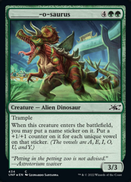 _____-o-saurus (Foil)