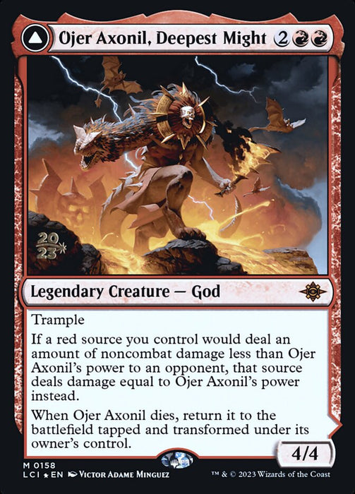 Ojer Axonil, Deepest Might // Temple of Power - Legendary (Foil)