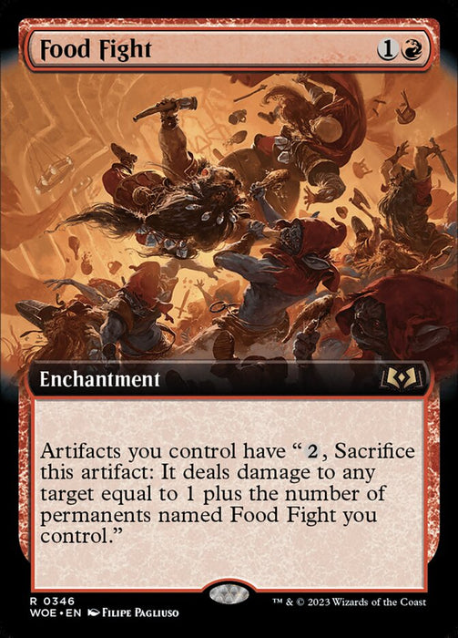 Food Fight - Extended Art