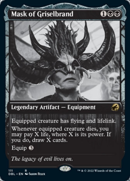 Mask of Griselbrand  - Legendary - Inverted (Foil)