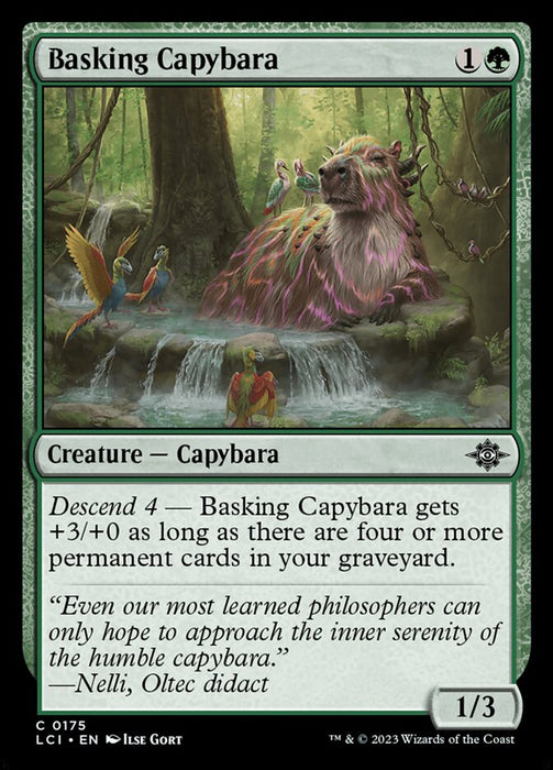 Basking Capybara (Foil)