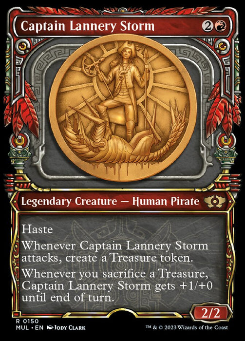 Captain Lannery Storm - Legendary- Showcase- Inverted (Foil)